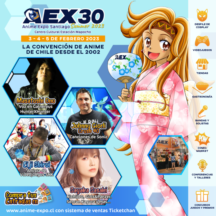 Evento Anime Expo Santiago 2023 Alerta Geek